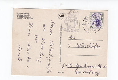 Ansichtskarte Azur Camping / Waldsee Wemding