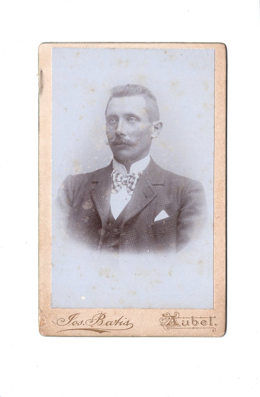 Fotografie Herrenportrait - Aubel 1890er