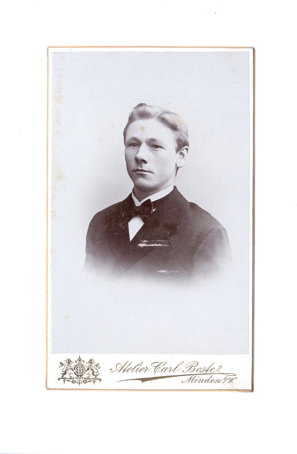 Fotografie Herrenportrait - Minden 1890er