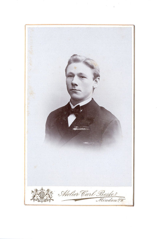 Fotografie Herrenportrait - Minden 1890er