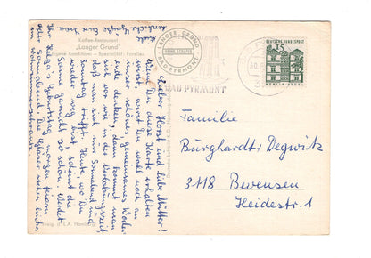 Ansichtskarte Kaffee-Restaurant Langer Grund / Bad Pyrmont / H1-59