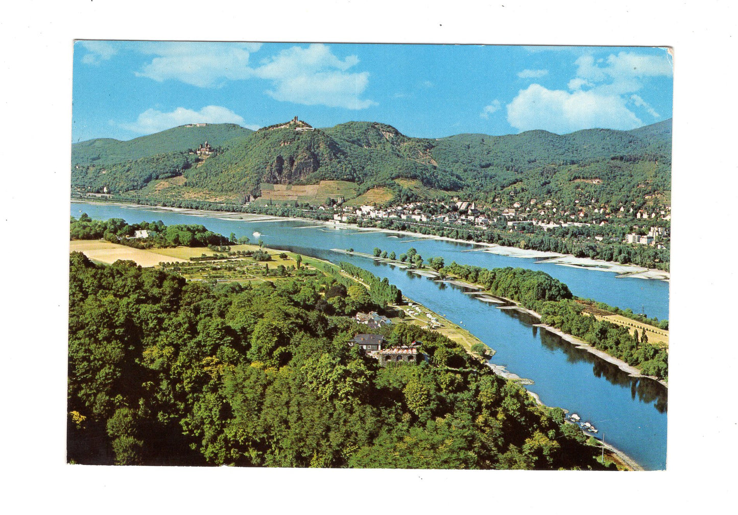 Ansichtskarte Rolandseck mit Siebengebirge