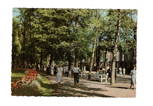 Ansichtskarte Bad Mergentheim / Im Kurpark vor der Wandelhalle / L1-70