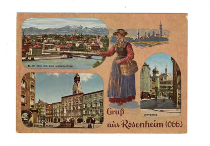 Ansichtskarte Gruß aus Rosenheim / Oberbayern / H1-59