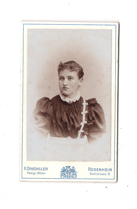Fotografie Damenportrait - Rosenheim 1890er