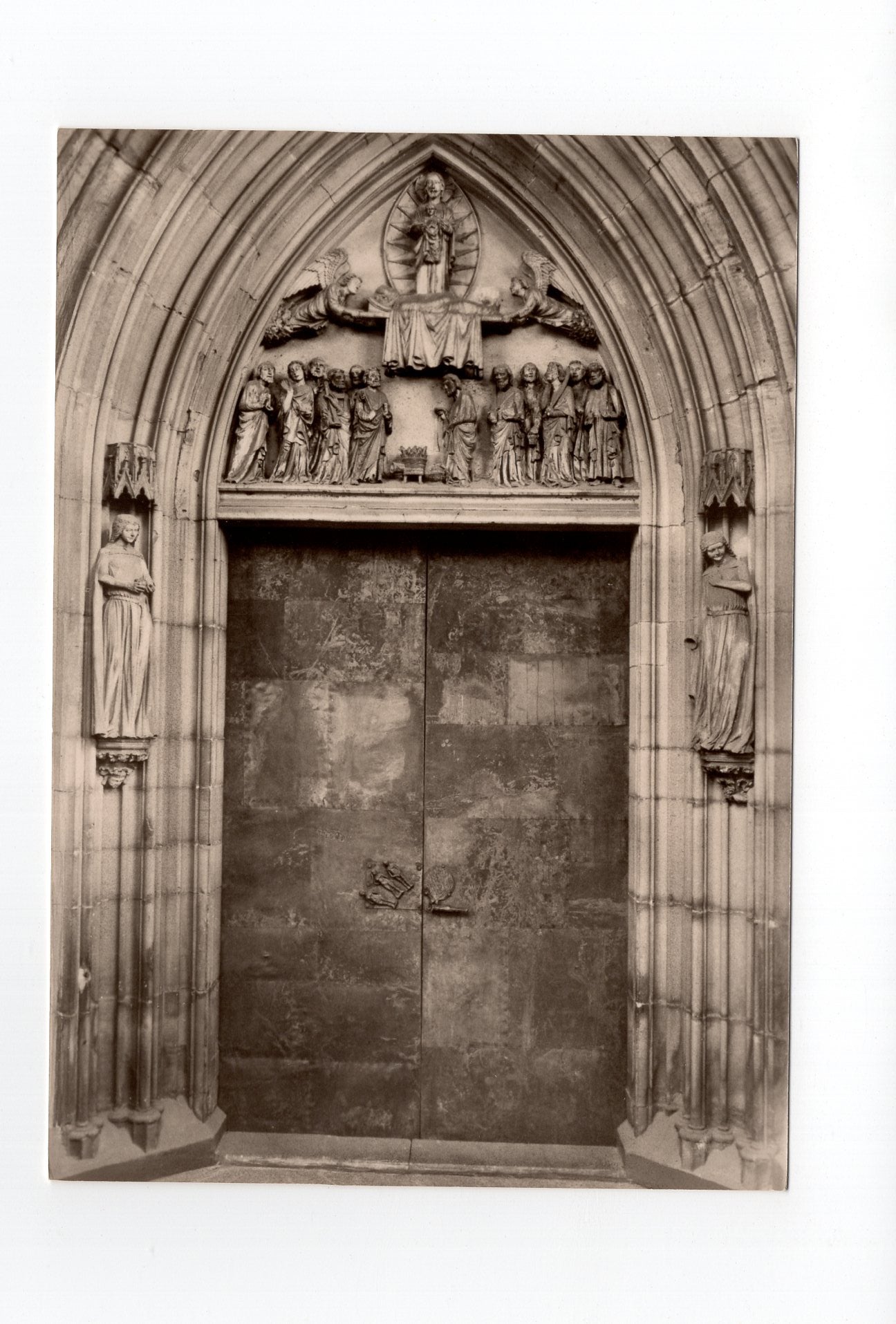Ansichtskarte Magdeburg / Dom / Die Paradiespforte