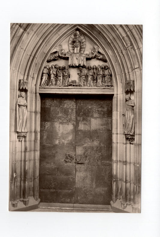 Ansichtskarte Magdeburg / Dom / Die Paradiespforte