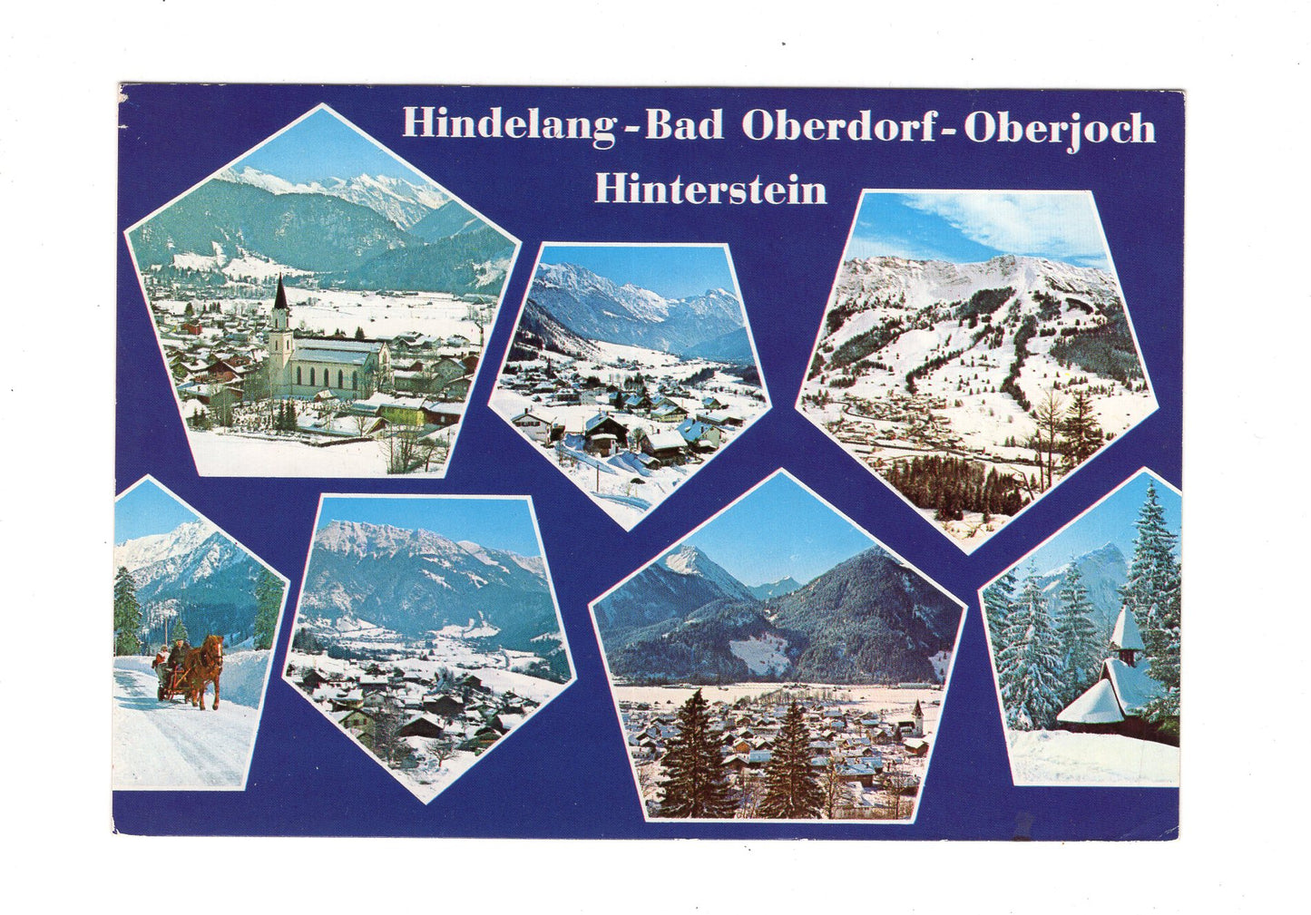 Ansichtskarte Hindelang - Bad Oberdorf -Oberjoch - Hinterstein