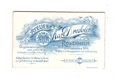 Fotografie Damenportrait - Rosenheim 1890er