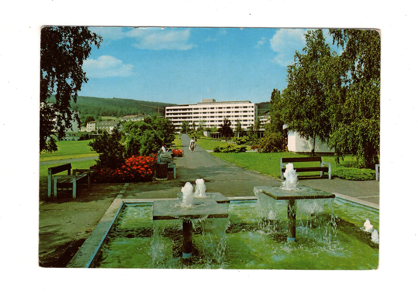 Ansichtskarte Bad Soden-Salmünster / Kurpark