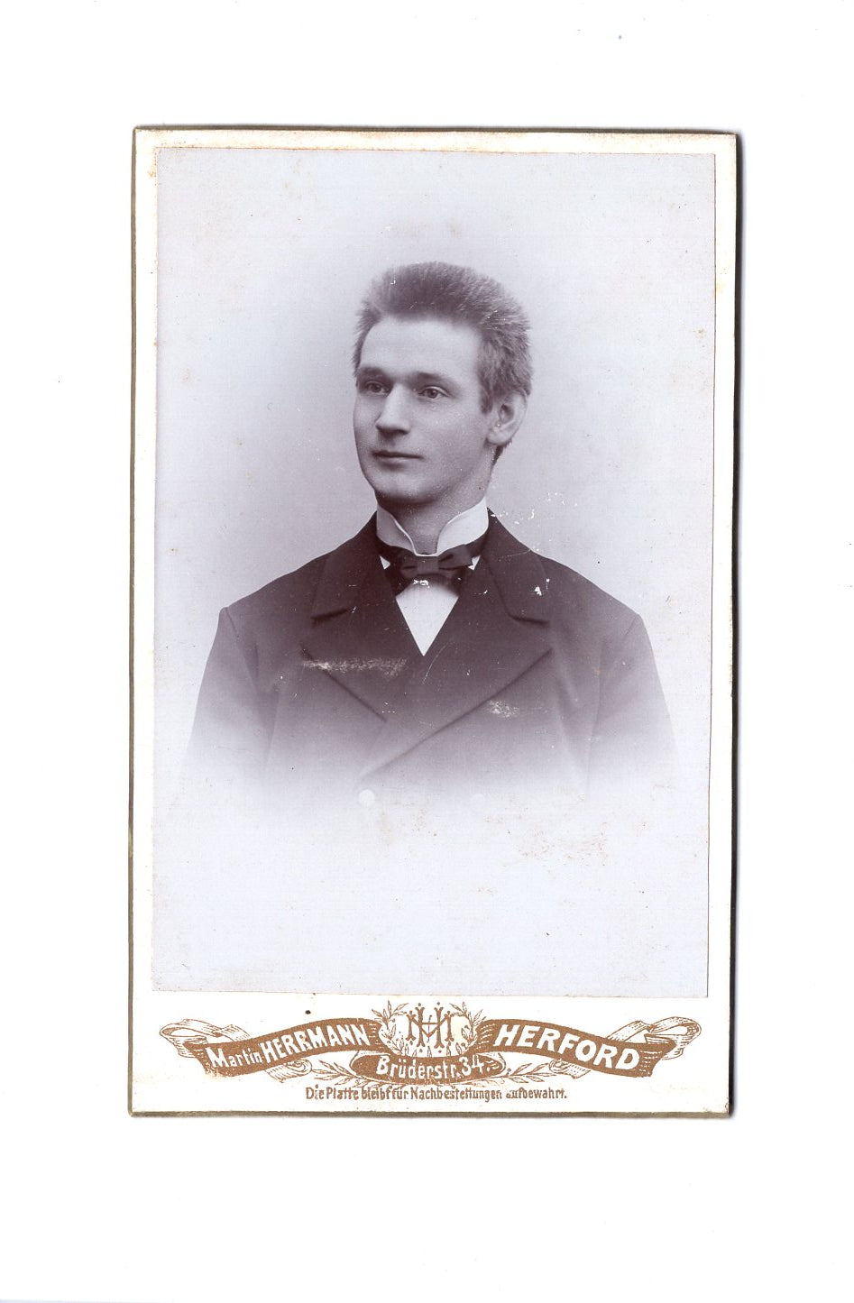 Fotografie Herrenportrait - Herford 1890er