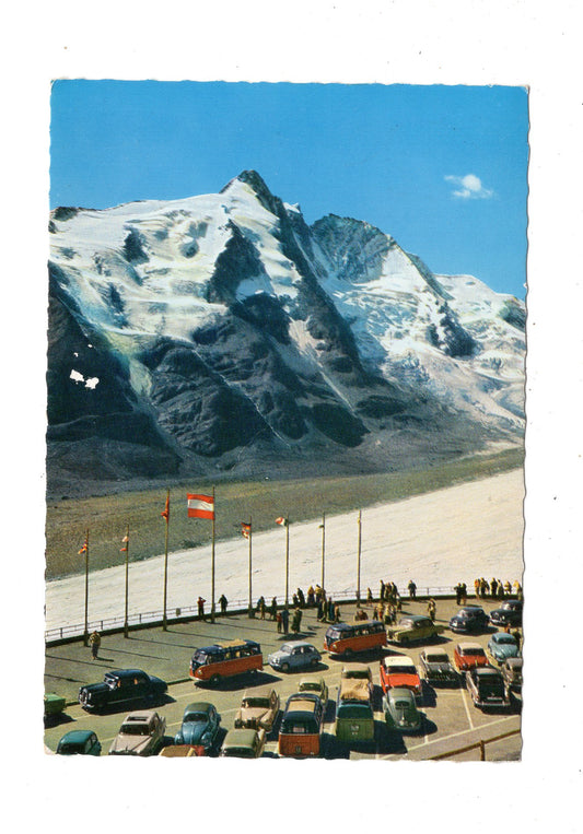 Ansichtskarte Parkplatz Freiwandeck mit Großglockner / Österreich / N1-69