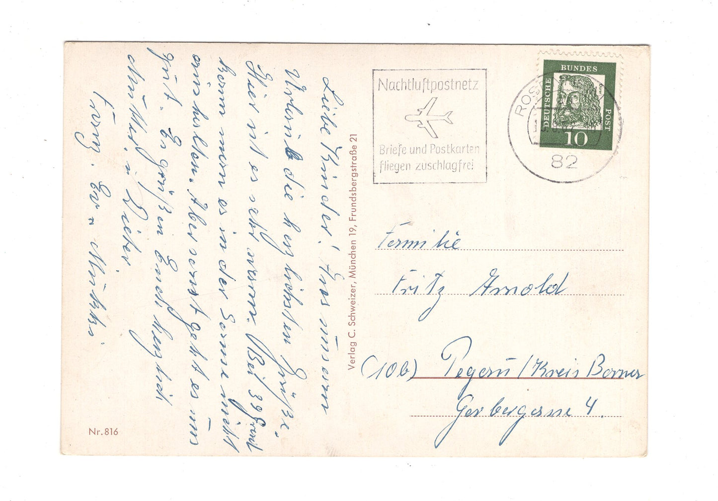 Ansichtskarte Gruß aus Rosenheim / Oberbayern / H1-59