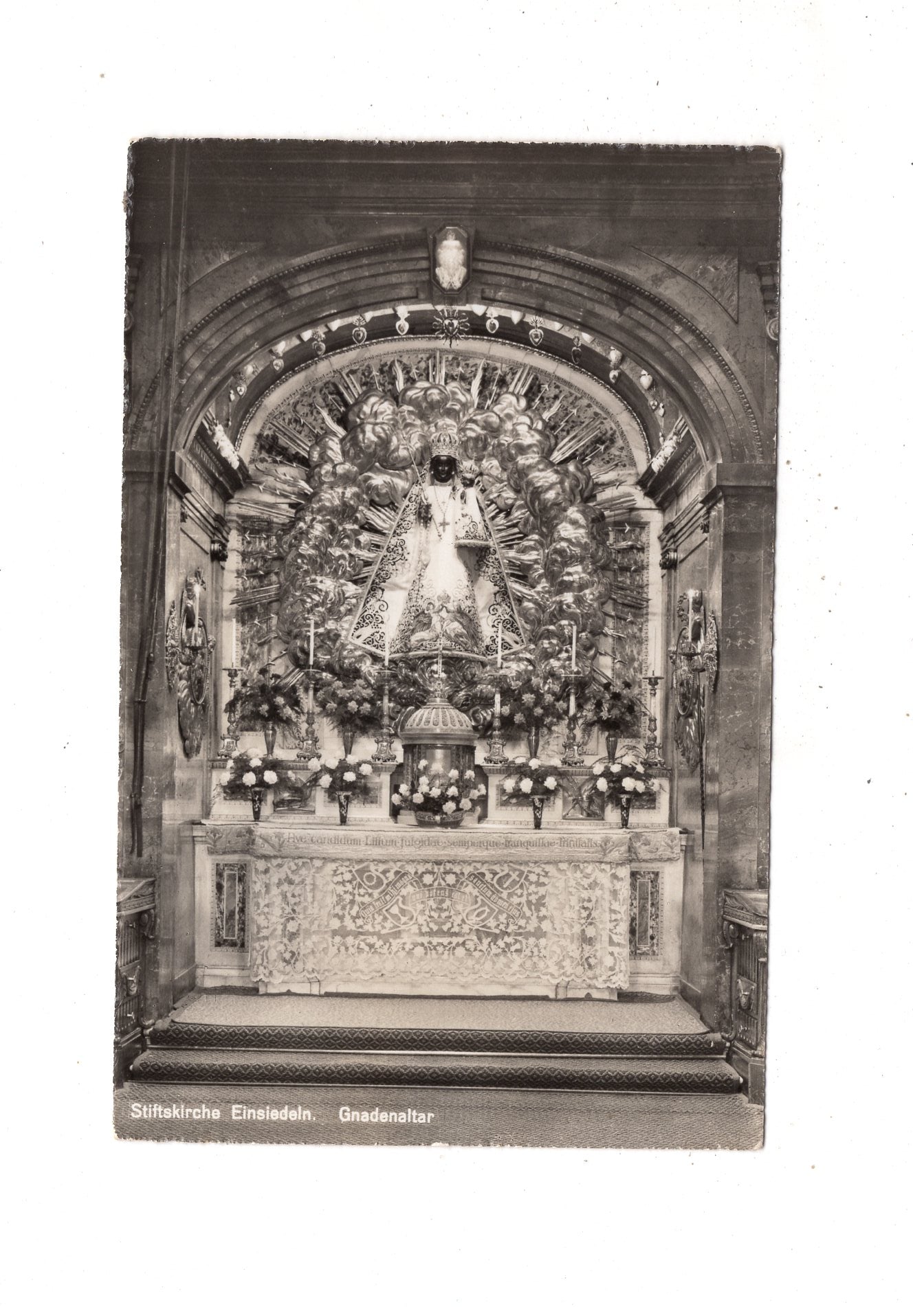 Ansichtskarte Stiftskirche Einsiedeln / Schweiz