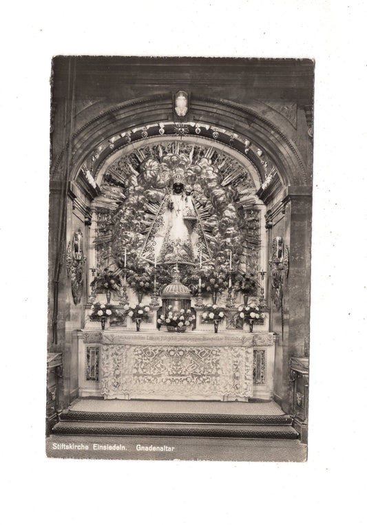 Ansichtskarte Stiftskirche Einsiedeln / Schweiz