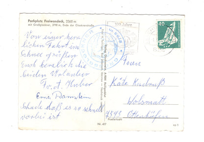 Ansichtskarte Parkplatz Freiwandeck mit Großglockner / Österreich / N1-69