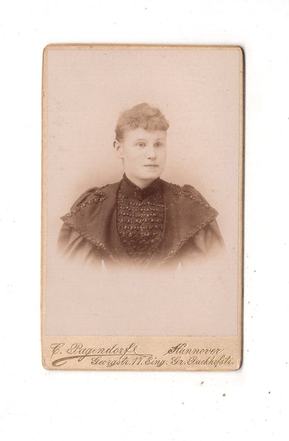 Fotografie Damenportrait - Hannover 1890er