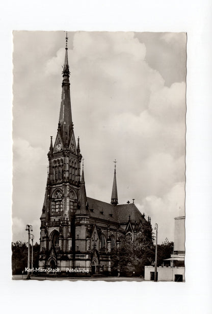 Ansichtskarte Karl-Marx-Stadt / Chemnitz / Petrikirche