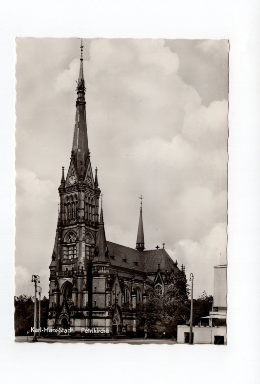 Ansichtskarte Karl-Marx-Stadt / Chemnitz / Petrikirche