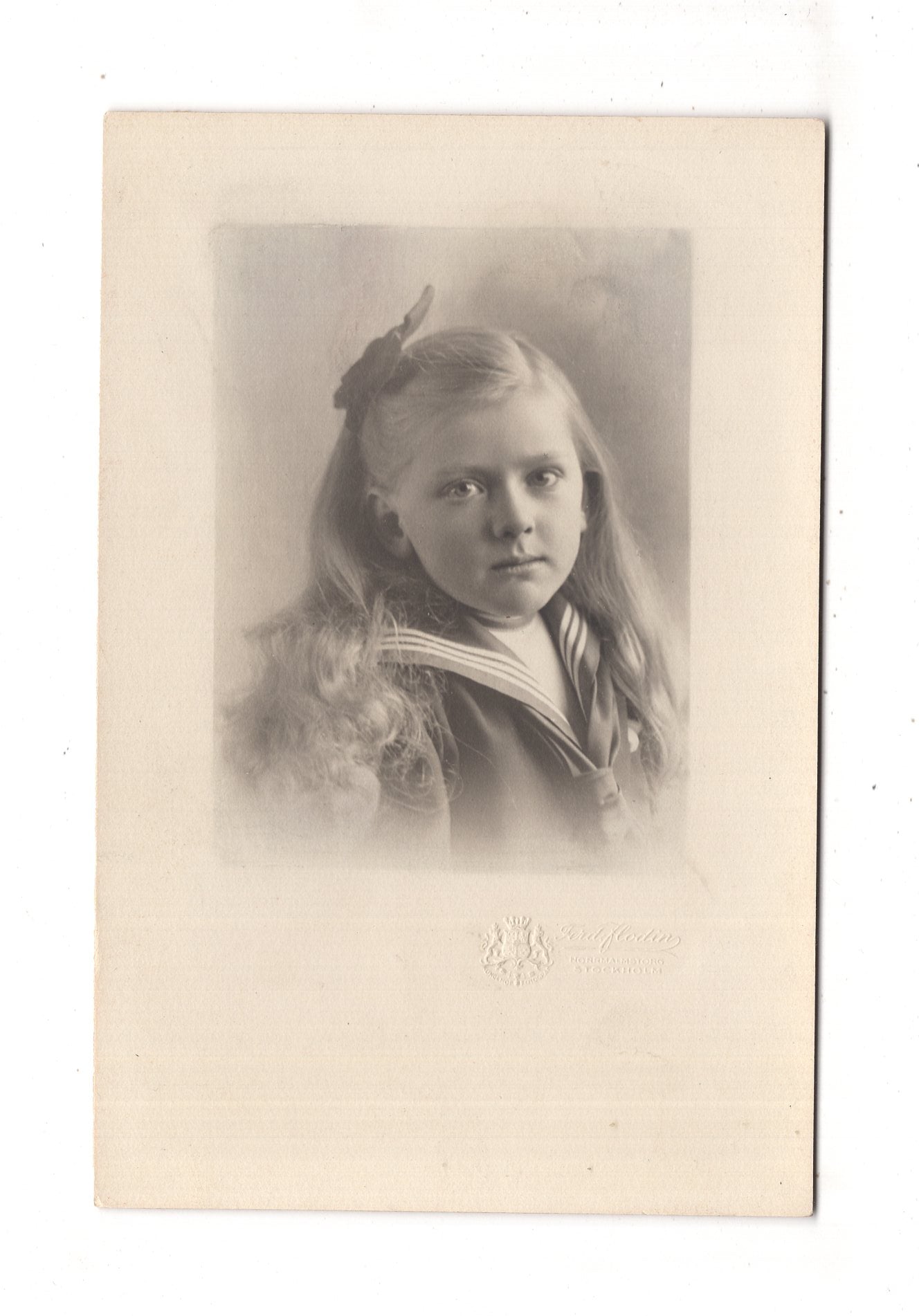 Fotografie Niedliches kleines Mädchen - Stockholm 1920er