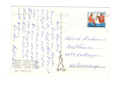 Ansichtskarte Rhodos / Griechenland / N1-52