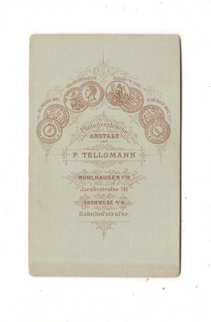 Fotografie Feine Dame - Mühlhausen / Eschwege 1880er