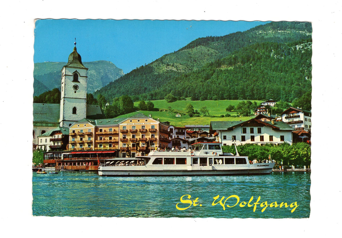 Ansichtskarte St. Wolfgang / Salzkammergut / Österreich