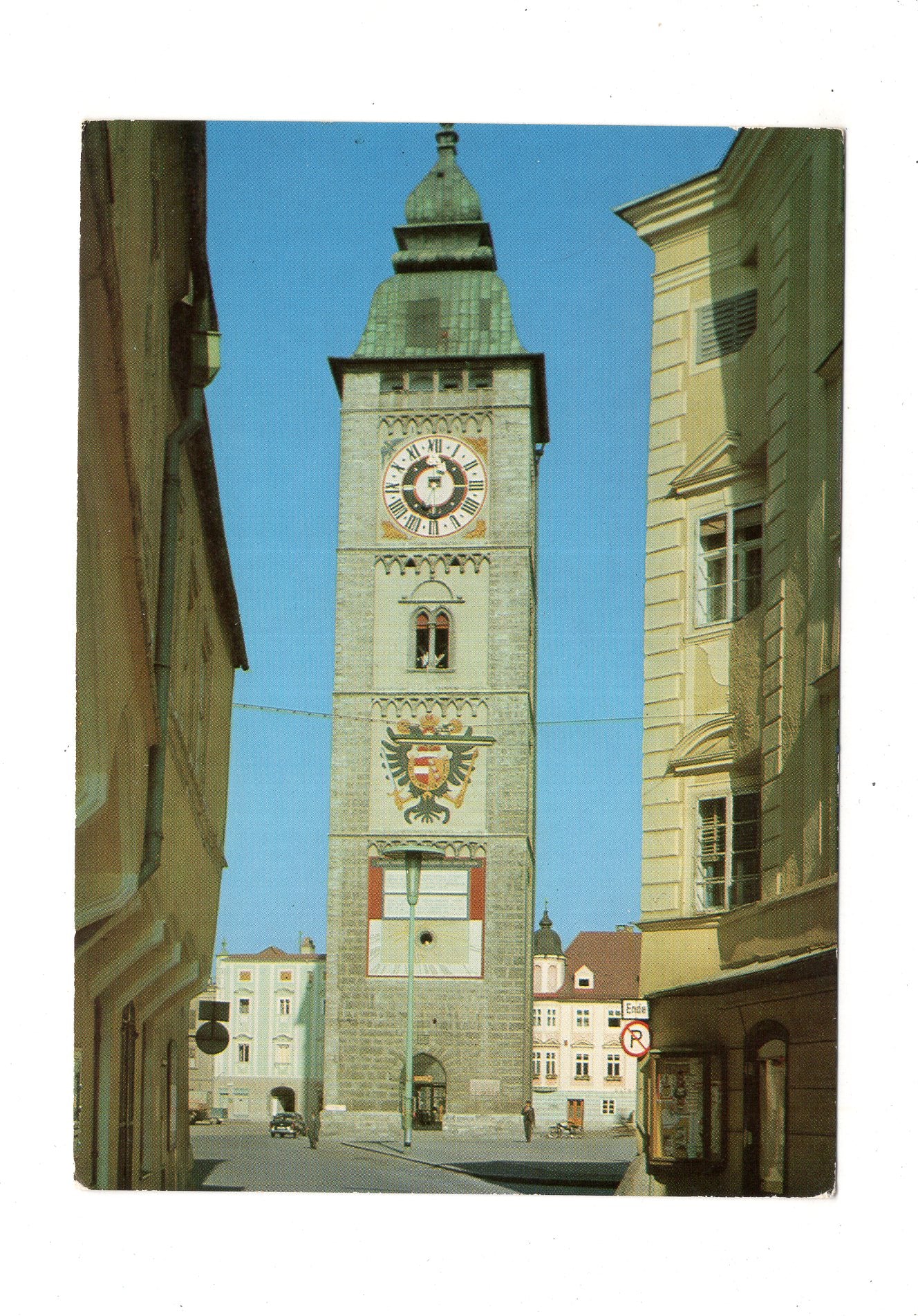 Ansichtskarte Enns / Ennser Stadtturm / Österreich