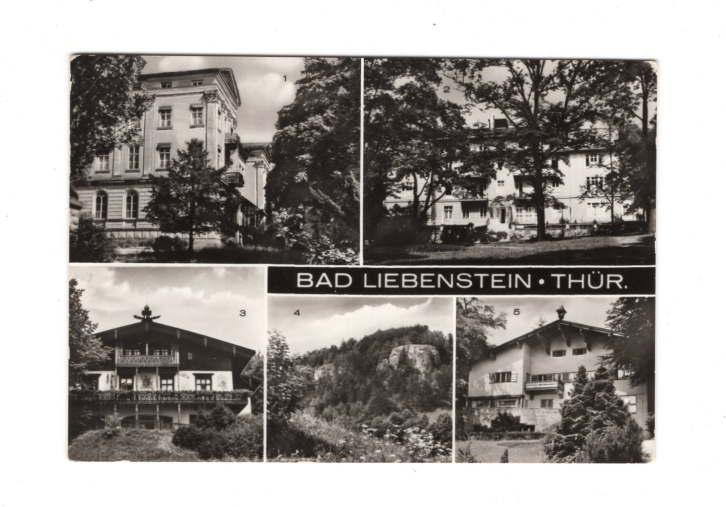 Ansichtskarte Bad Liebenstein / Thüringen