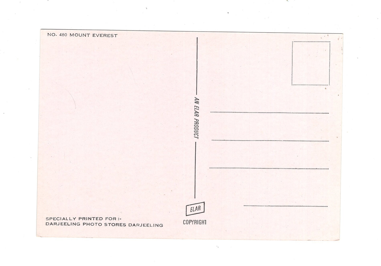 Ansichtskarte Mount Everest / China