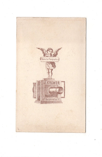 Fotografie Herrenportrait / Geistlicher - Mönchengladbach 1860er / CDV C1-26