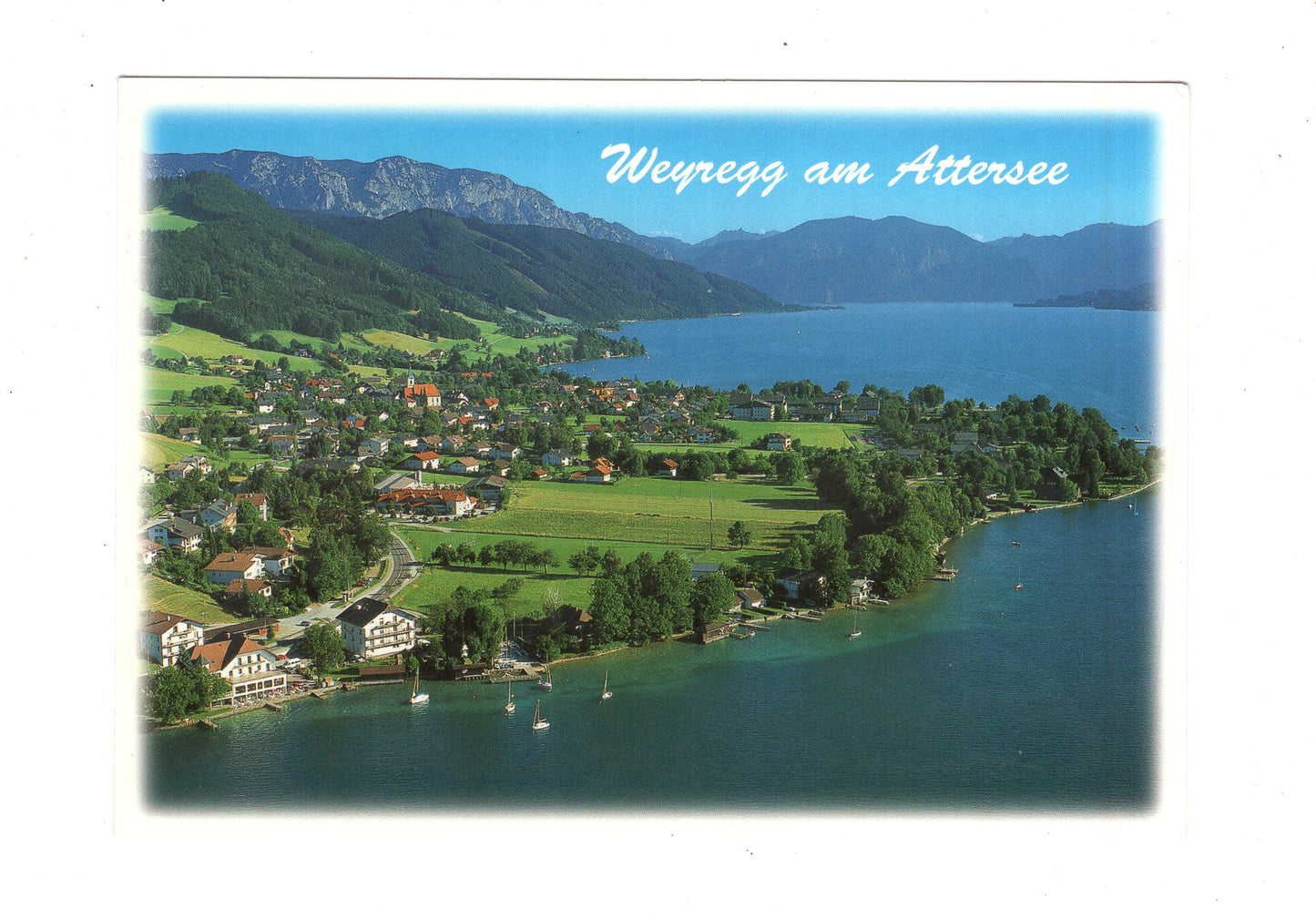 Ansichtskarte Weyregg am Attersee / Oberösterreich / Österreich