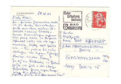Ansichtskarte Bad Bevensen / Lüneburger Heide / Kurhaus