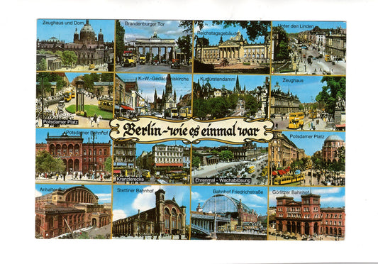 Ansichtskarte Berlin - wie es einmal war