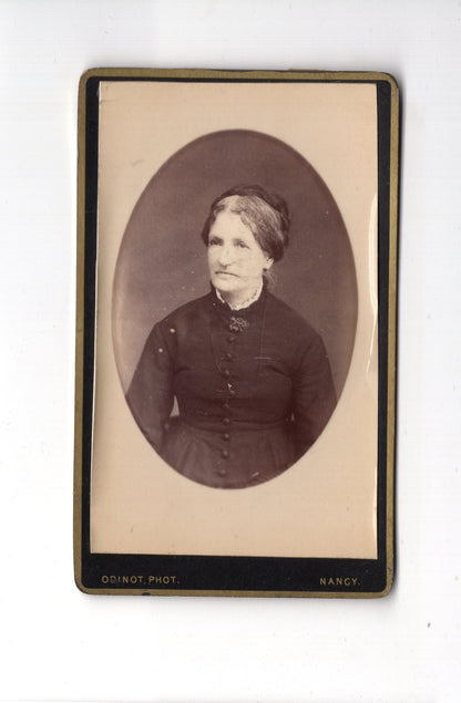 Fotografie Damenportrait - Nancy 1880er / CDV C1-09