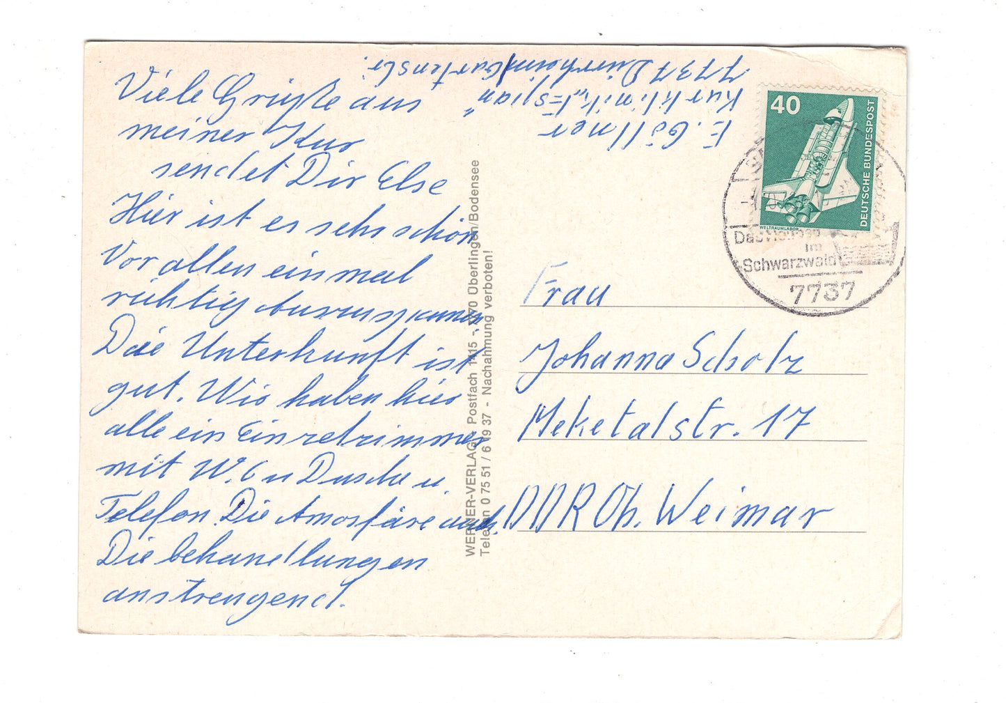 Ansichtskarte Schöner Schwarzwald / G1-63