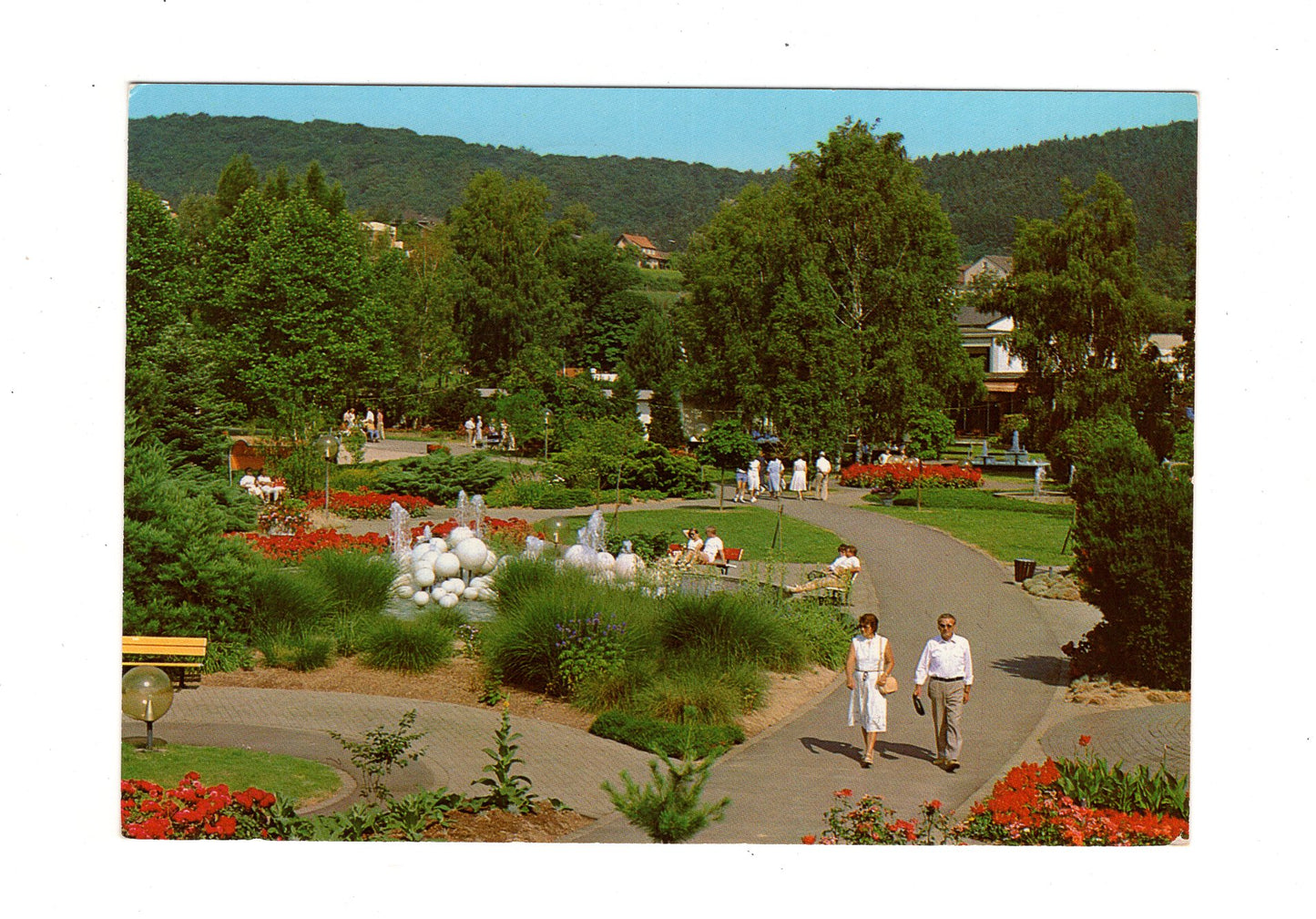 Ansichtskarte Bad Soden-Salmünster / Wassergarten im Kurpark