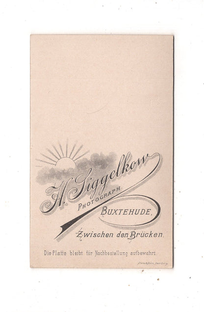 Fotografie Feine Dame - Buxtehude 1890er