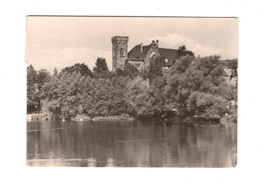 Ansichtskarte Ronneburg / Thüringen / Blick zum Schloss