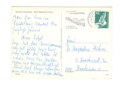 Ansichtskarte Hindelang-Bad Oberdorf / Allgäu