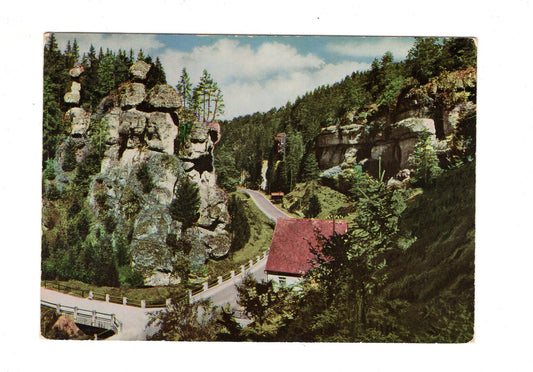 Ansichtskarte Felsenpartie im Weihersbachtal bei Pottenstein /  / H1-59