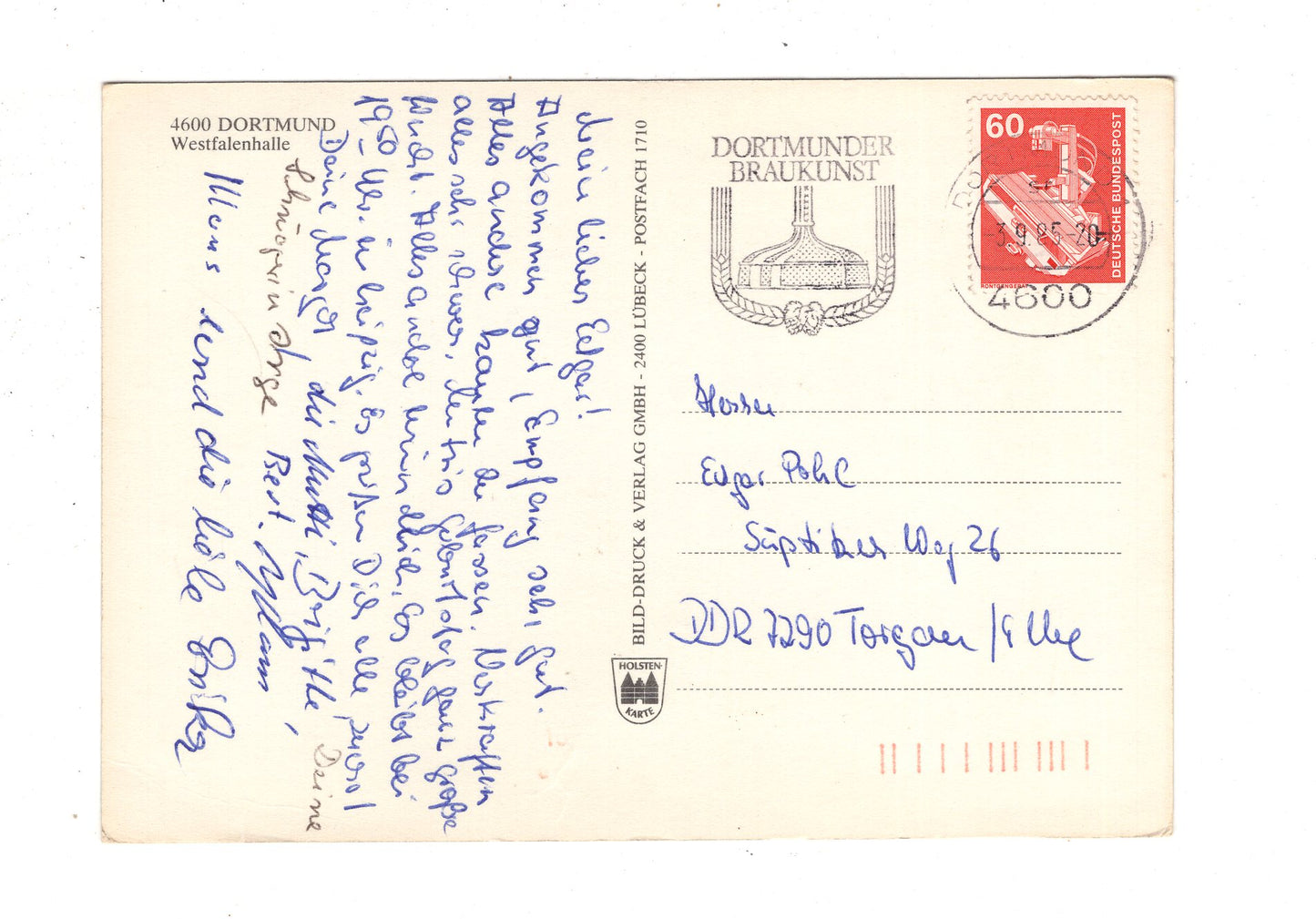 Ansichtskarte Dortmund / Westfalenhalle / J1-54