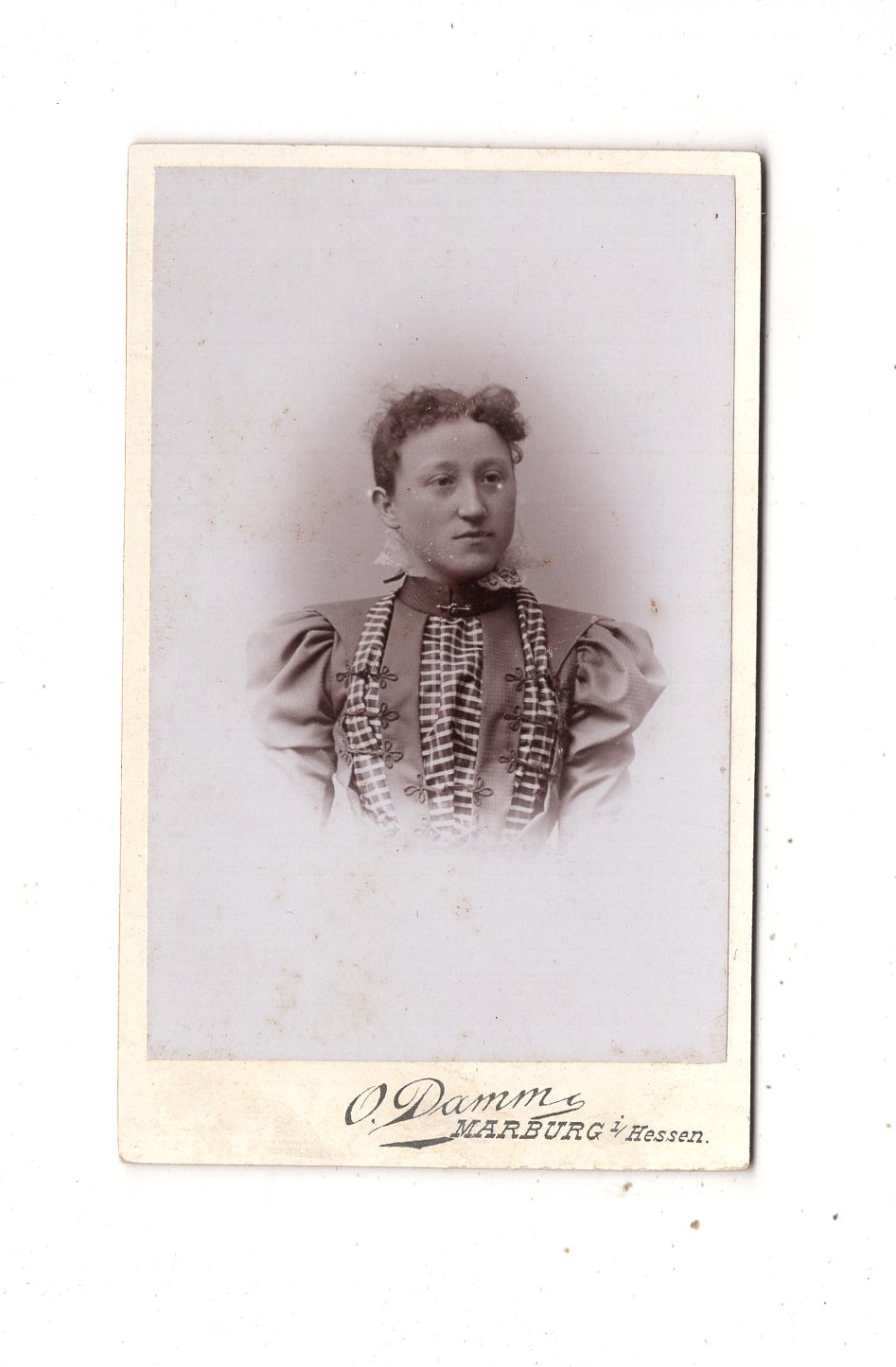 Fotografie Damenportrait - Marburg in Hessen 1890er