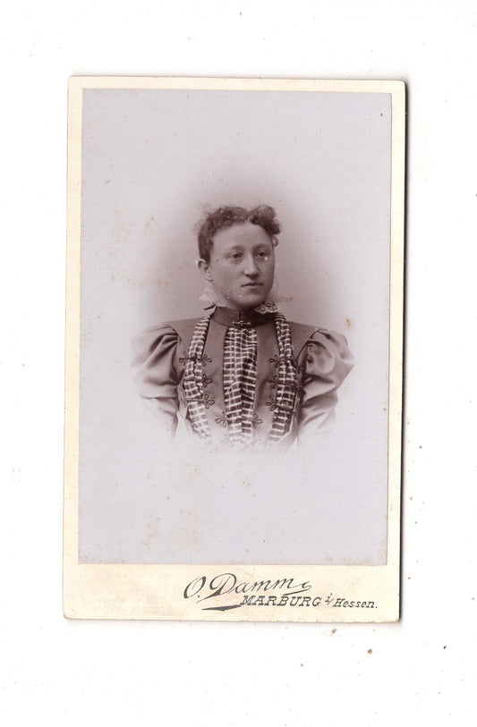 Fotografie Damenportrait - Marburg in Hessen 1890er