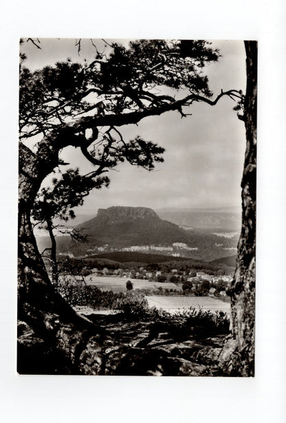 Ansichtskarte Gohrisch / mit Lilienstein / Sächsische Schweiz
