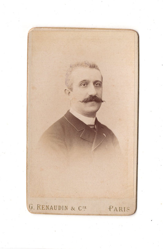 Fotografie Herrenportrait - Paris 1880er / CDV C1-27