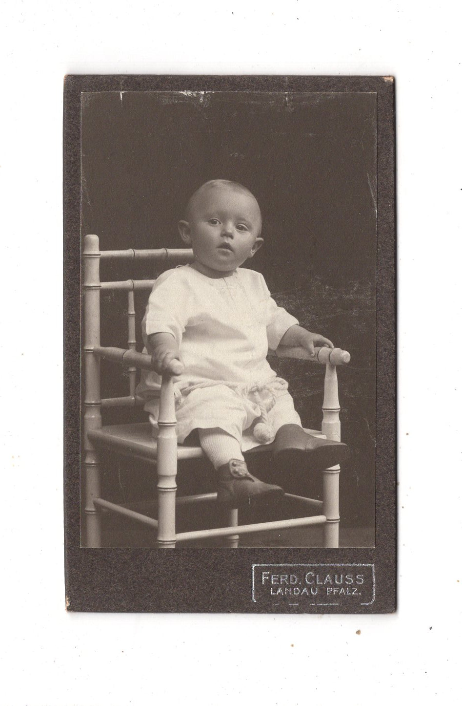 Fotografie Niedliches kleines Kind - Landau / Pfalz um 1910
