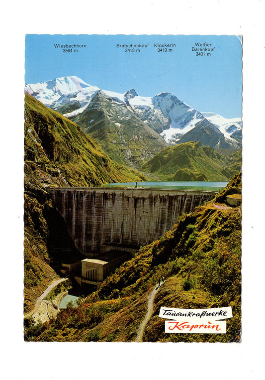 Ansichtskarte Tauern Kraftwerke Kaprun / Österreich
