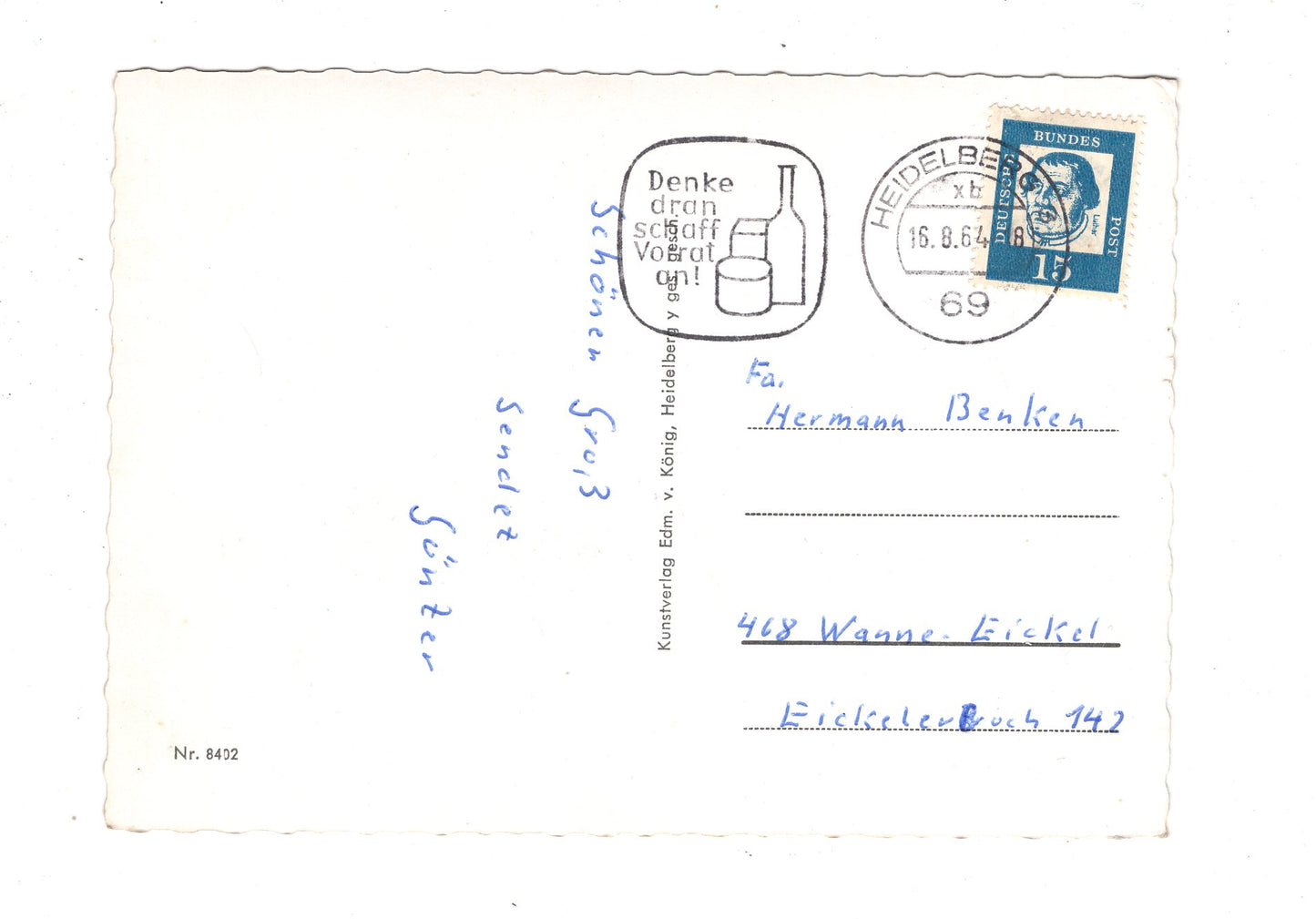 Ansichtskarte Heidelberg am Neckar / L1-70