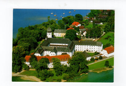 Ansichtskarte Fraueninsel im Chiemsee / Kloster Frauenwörth